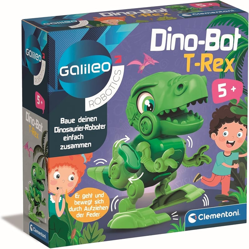 Clementoni Galileo Robotics T-Rex - Modellbausatz für Kinder ab 5 Jahren