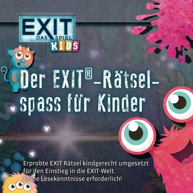 EXIT® Spiel für Kinder ab 5 Jahren – Monstermäßiger Rätselspaß