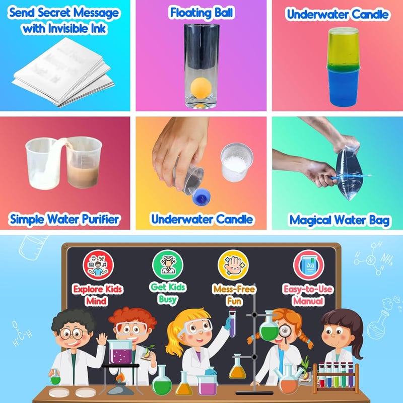 STEM Experimentierkasten für Kinder ab 5 Jahren – 100+ Experimente