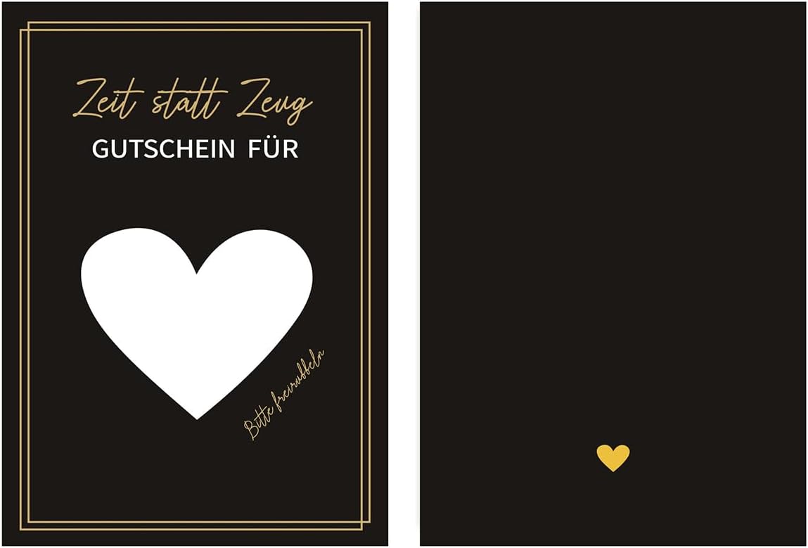 Rubbelkarten-Set mit Umschlägen - Geschenk-Gutschein für jeden Anlass