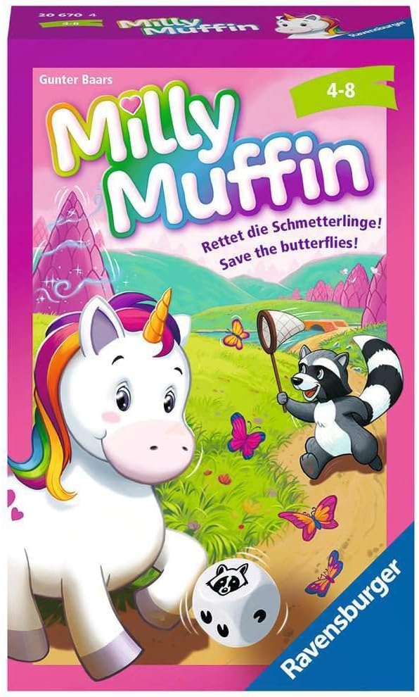 Milly Muffin Einhorn-Kinderspiel für 4 Jahre und älter