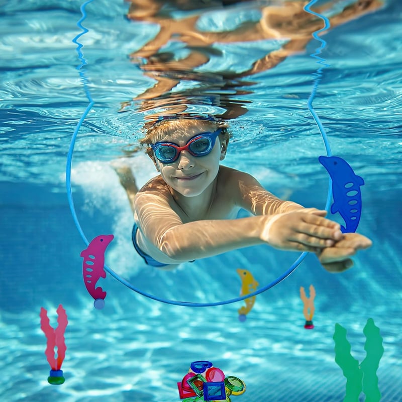 Tauchspielzeug-Set für Kinder ab 5 Jahren – Poolparty Geschenk