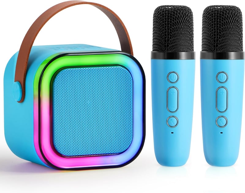 Karaoke Maschine mit Bluetooth-Mikrofon für Kinder (3-12 Jahre)