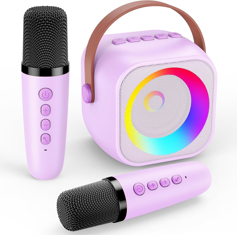 Bluetooth Karaoke Maschine für Mädchen 3-10 Jahre - Drahtloses Spielzeug