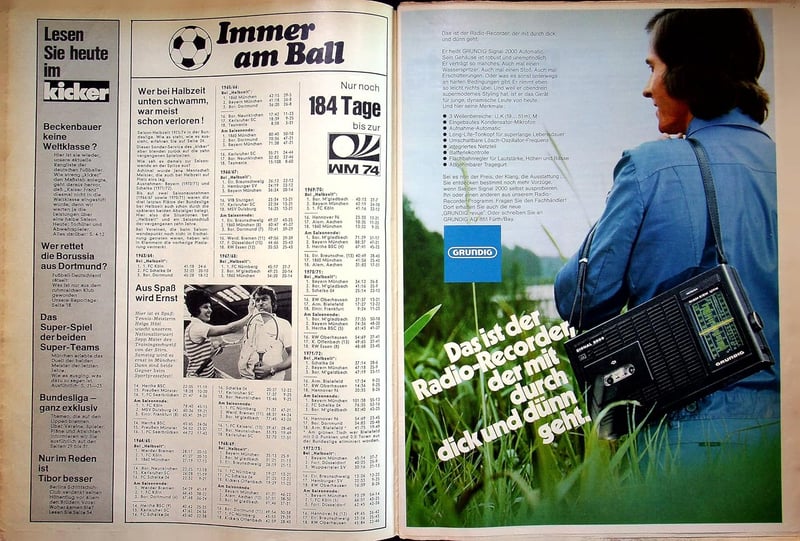 Personalisierte Zeitschrift von 1973 zum 52. Geburtstag für Männer
