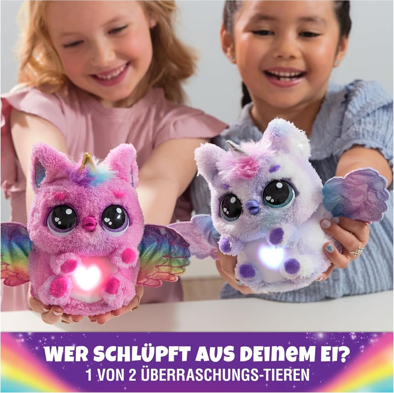 Hatchimals Alive Pufficorn - Interaktives Überraschungs-Ei für Kinder ab 5 Jahren