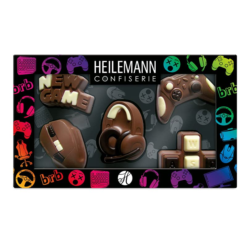 Gaming Geschenkpackung mit Heilemann Schokoladenfiguren, 100 g