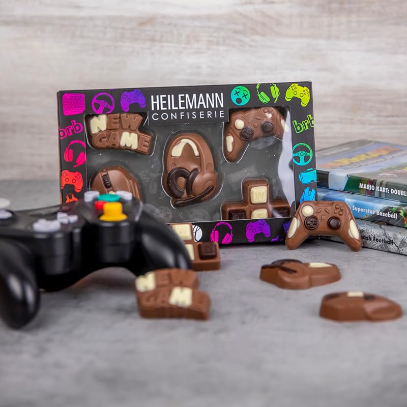Gaming Geschenkpackung mit Heilemann Schokoladenfiguren, 100 g