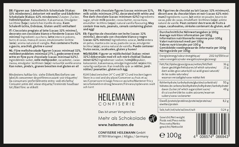 Gaming Geschenkpackung mit Heilemann Schokoladenfiguren, 100 g