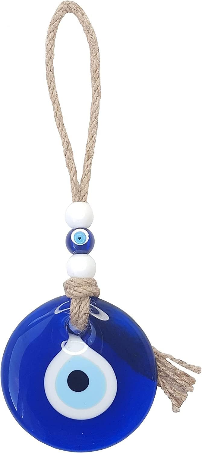 Türkisches Evil Eye Amulett Wandbehang 3 Stück, 5 cm – Schutz & Dekoration