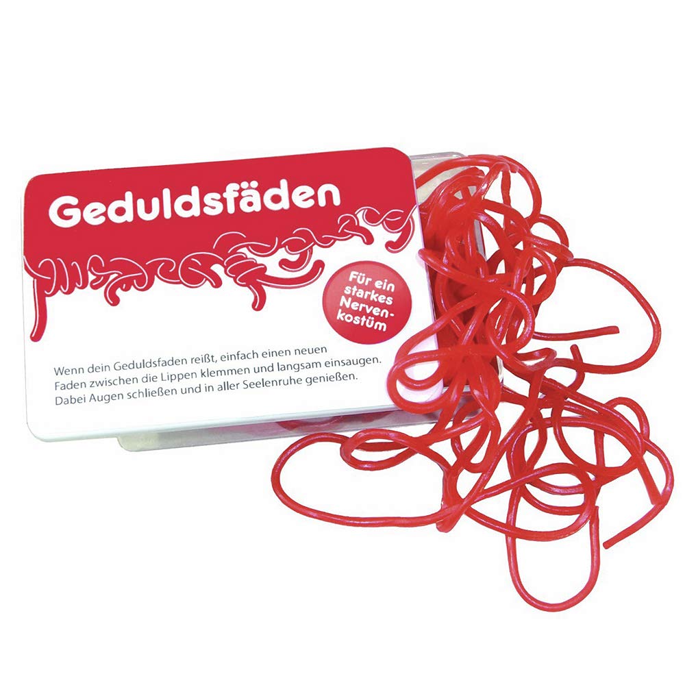 Geduldsfäden aus Fruchtgummi - Geschenk zur Entspannung