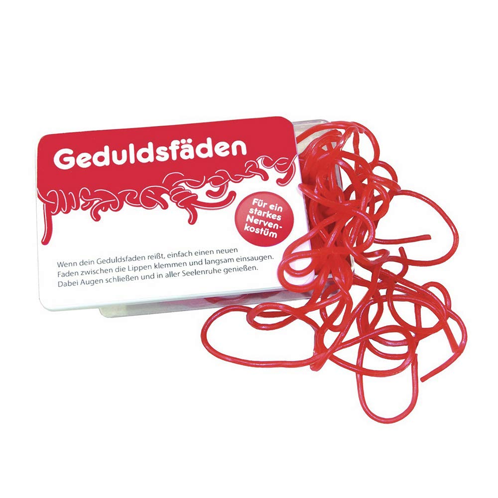 Geduldsfäden aus Fruchtgummi - Geschenk zur Entspannung