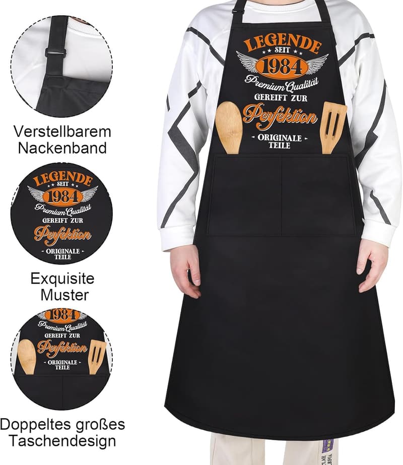 Grillschürze für Männer – Lustiges Geschenk zum 41. Geburtstag