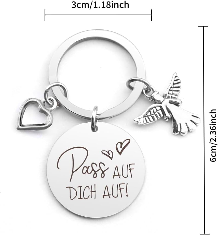 Schutzengel Schlüsselanhänger – Glücksbringer für Paare und Eltern