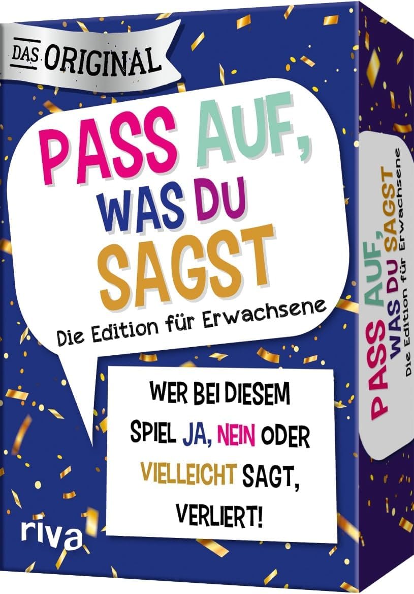 Pass auf, was du sagst – Erwachsenen-Spiel für 18+ mit Verlustgefahr