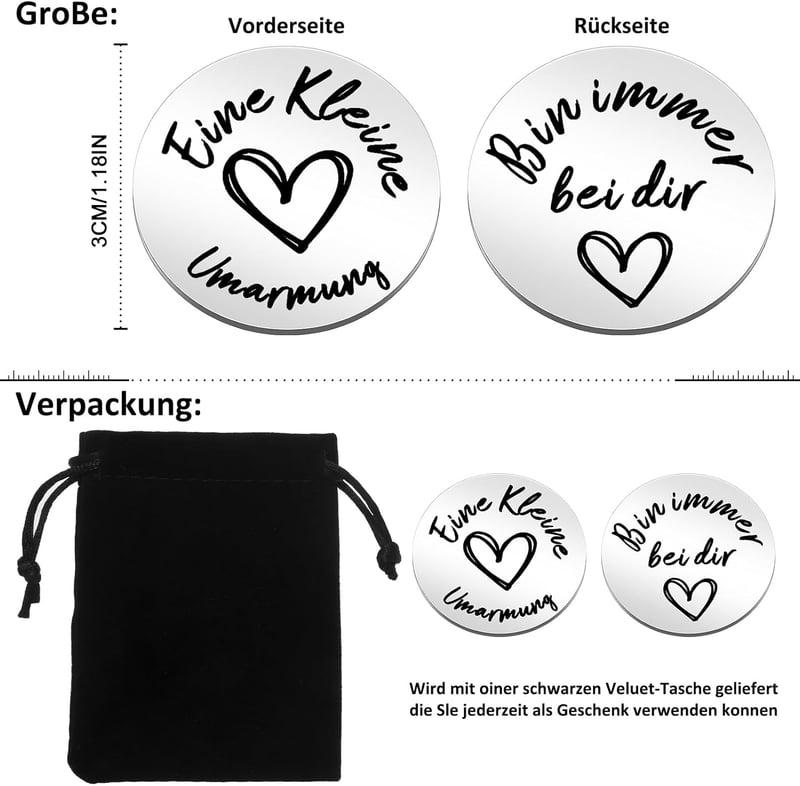 Herz Glücksbringer: Gute Besserung Geschenke für Familie und Freunde
