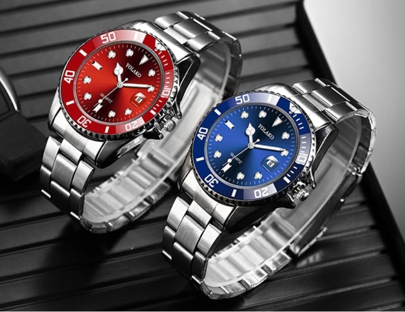 Edelstahl-Analoguhren für Männer – elegante, wasserdichte Business-Uhren