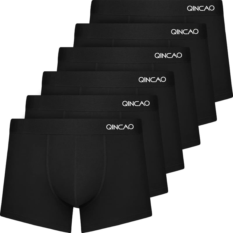 Herren Baumwoll-Boxershorts 6er Pack ohne Kratzetikett (Gr. S - 4XL)