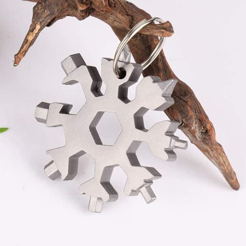 Retoo 18-in-1 Schneeflocke Multitool aus Edelstahl für Männer