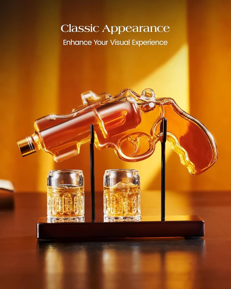 Whisky-Dekanter-Set mit Gläsern für Männer – ideales Geburtstagsgeschenk