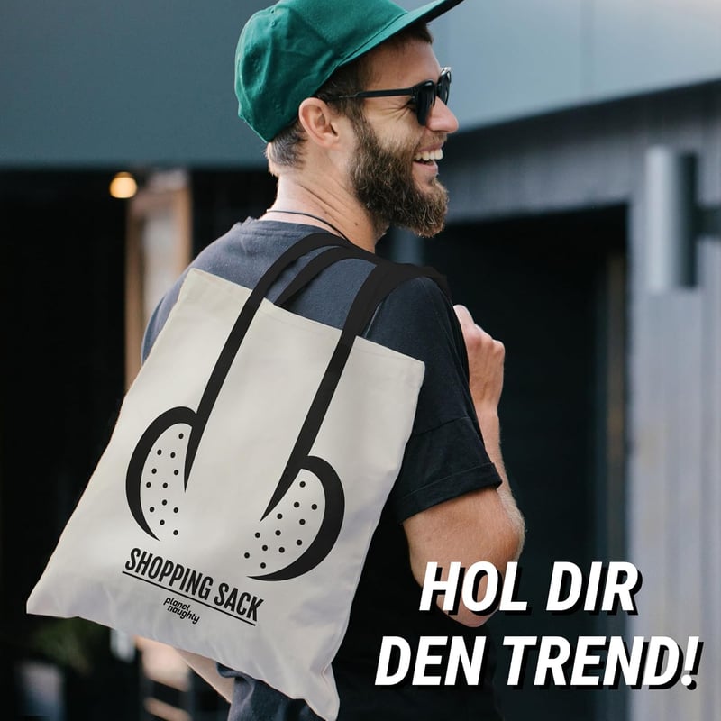 Lustige Einkaufstasche mit witzigen Motiven für Männer und Frauen
