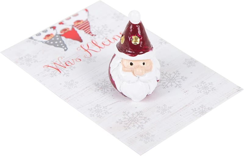 Weihnachten: Mini Geschenke im Santa-Design in Rot und Weiß