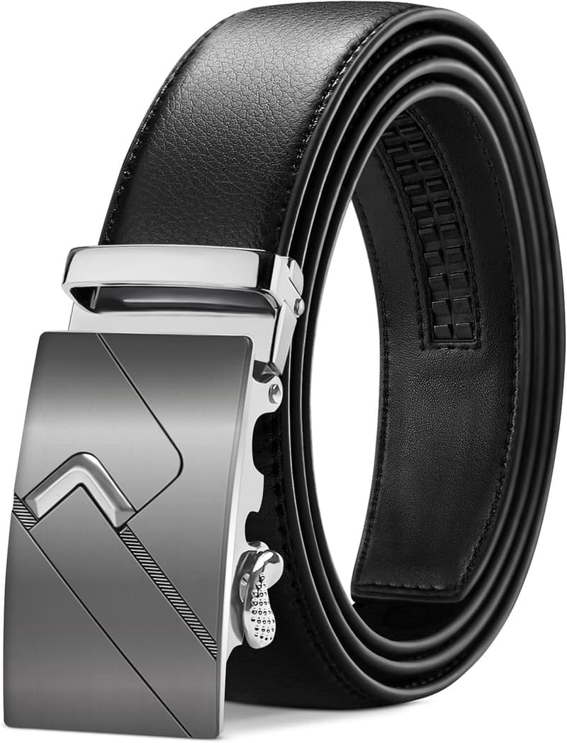 Ledergürtel für Herren mit automatischer Ratsche – 35mm, einstellbar