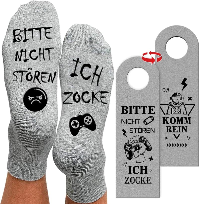 Lustige Gaming Socken 