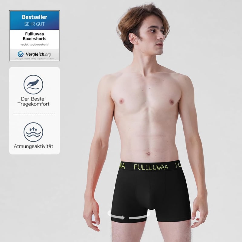 Baumwoll-Boxershorts für Männer, 8er/12er Pack, Retroshorts