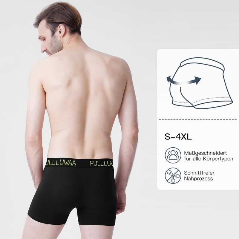 Baumwoll-Boxershorts für Männer, 8er/12er Pack, Retroshorts