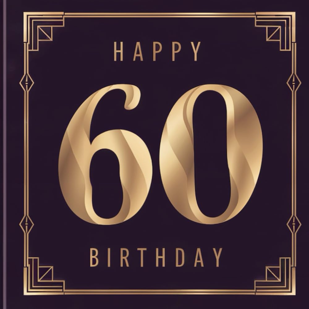 60. Geburtstag: Persönliches Geburtstagsbuch mit humorvollen Sprüchen