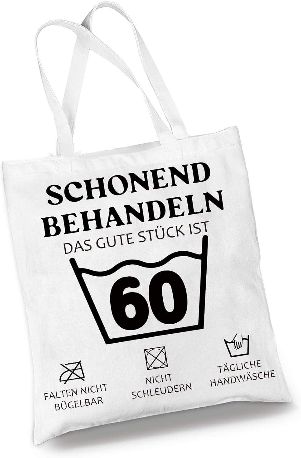 Baumwollbeutel zum 60. Geburtstag für Frauen - Lustiges Geschenk