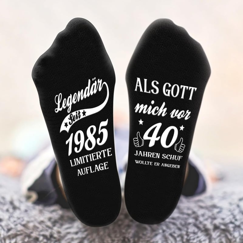 Legendäre Baumwoll-Socken für Männer – Geburtstagsgeschenk 2025