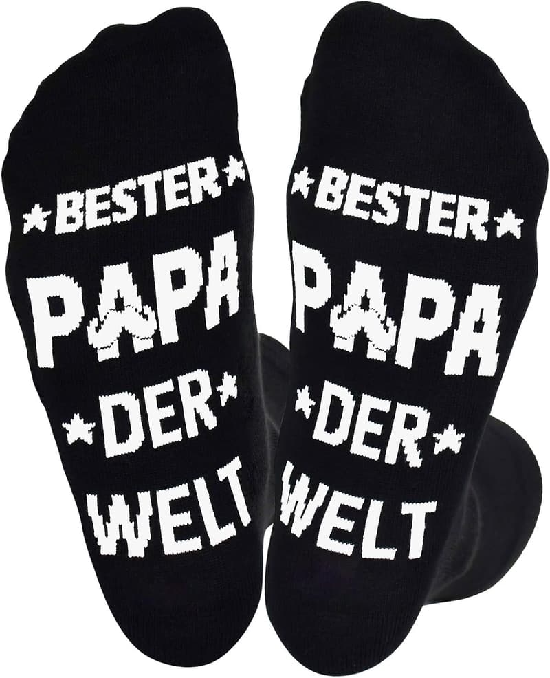Lustige Baumwollsocken für Papa –