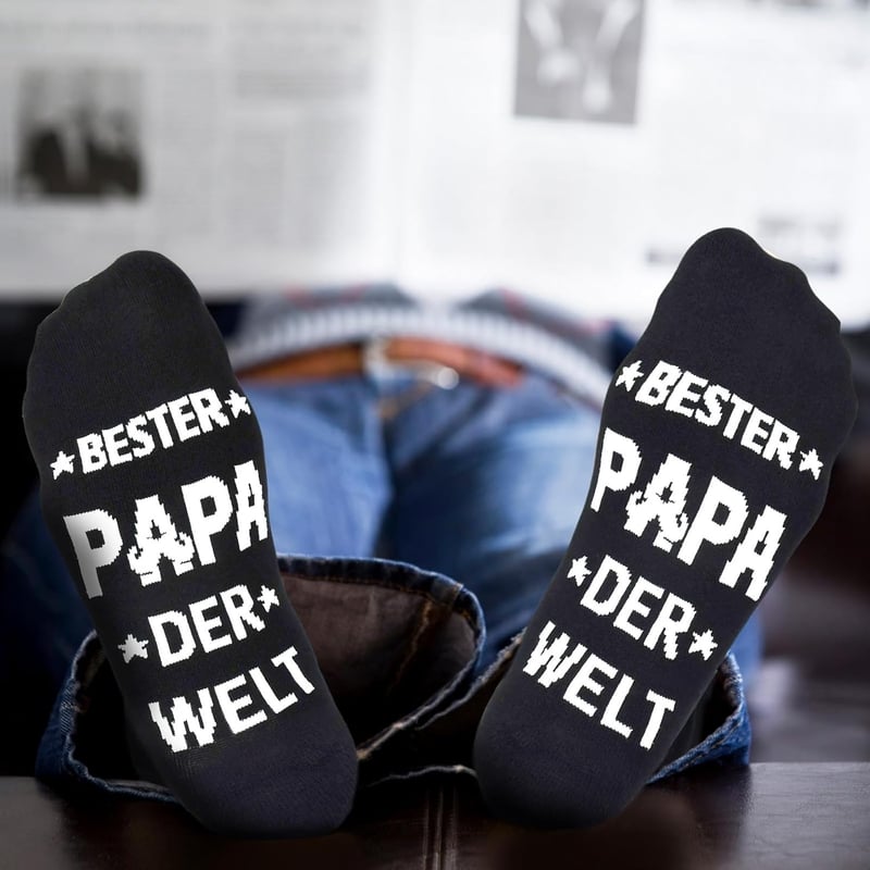 Lustige Baumwollsocken für Papa – 