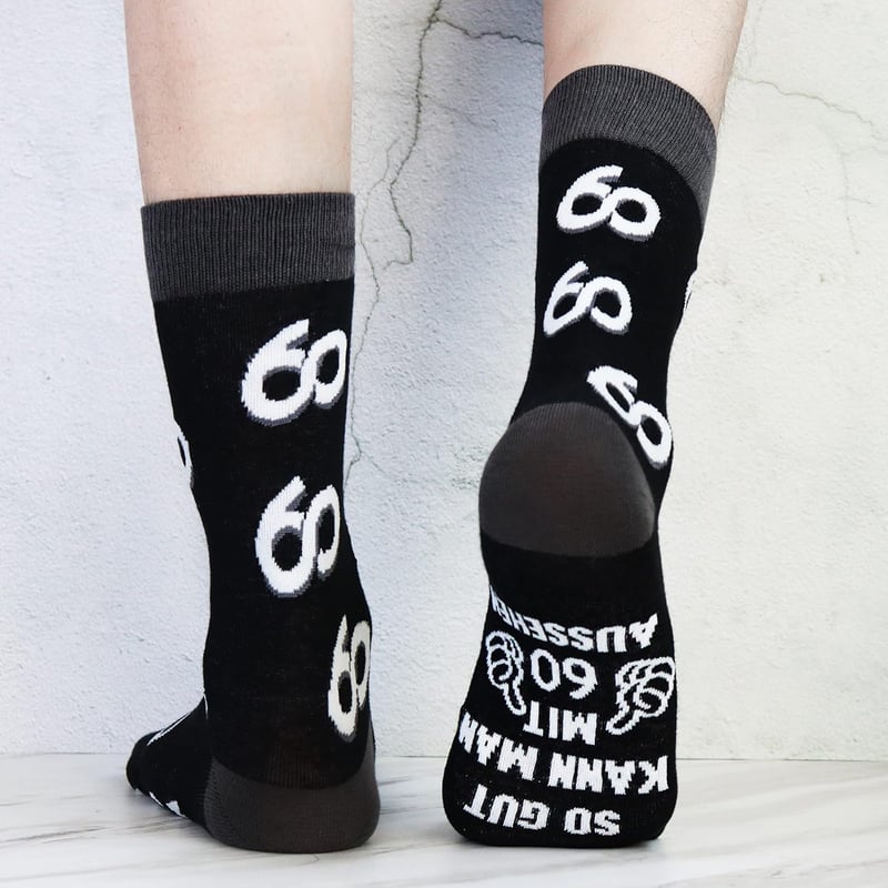 Herren Socken aus Baumwolle Größe 43-46 für den Geburtstag