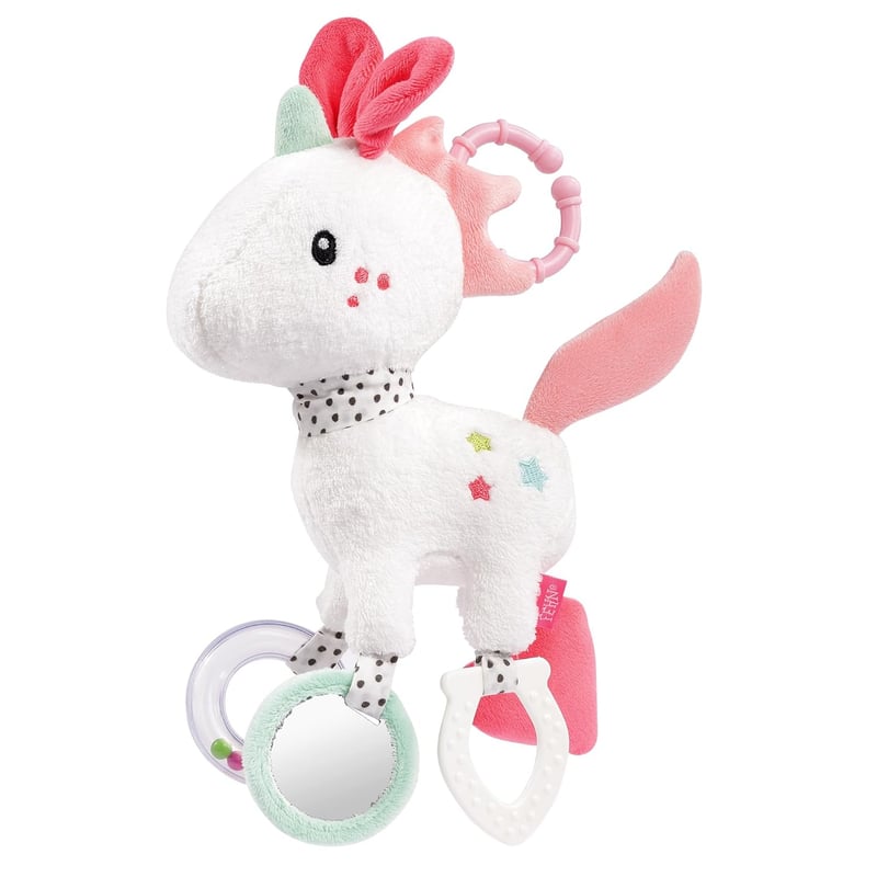 Einhorn Motorikspielzeug für Babys – Greif- und Kuscheltier ab 0+ Monaten