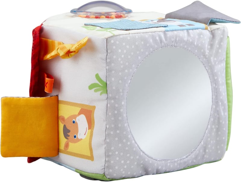 Multifunktionsspielzeug Spielwürfel Bauernhof für Babys ab 6 Monaten
