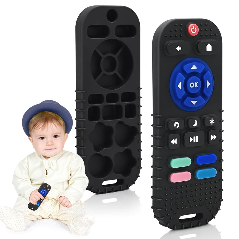 Personalisierter Beißring aus Silikon für Babys (0-12 Monate)