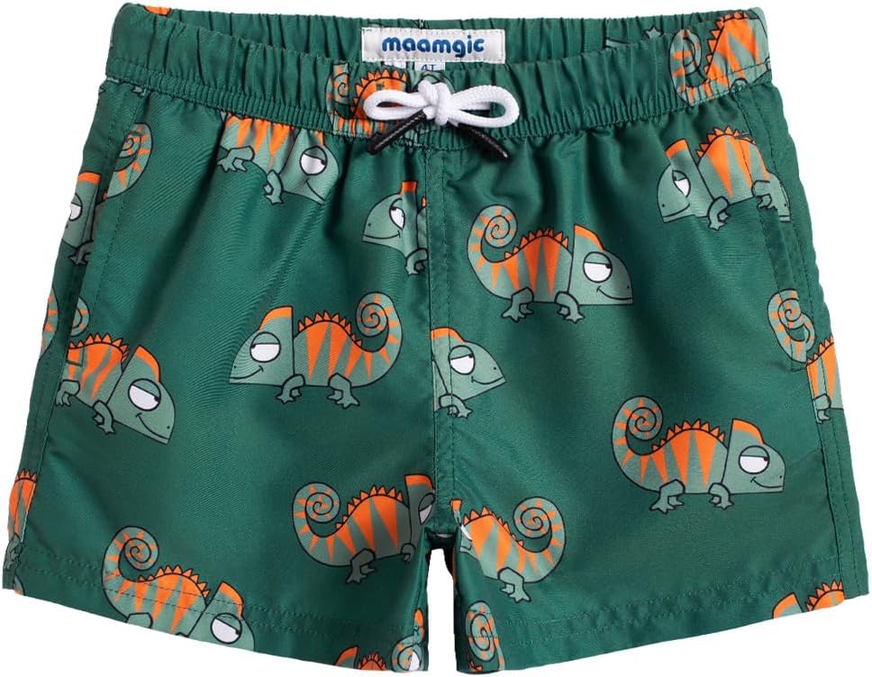 Schnelltrocknende Badeshorts für Jungen mit verstellbarem Tunnelzug und Taschen