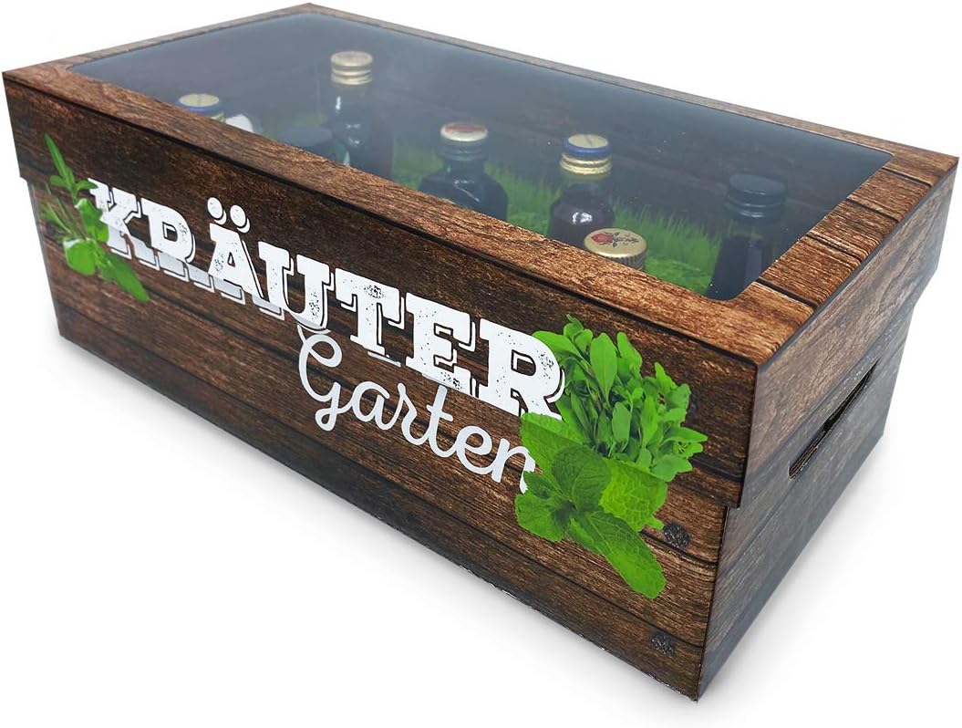 Kräutergarten-Set für Männer | 8 Kräuterliköre Geschenkidee