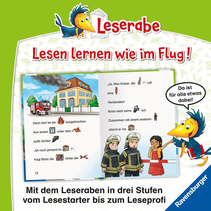 Feuerwehrgeschichten - Erstlesebuch für Kinder ab 5 Jahren