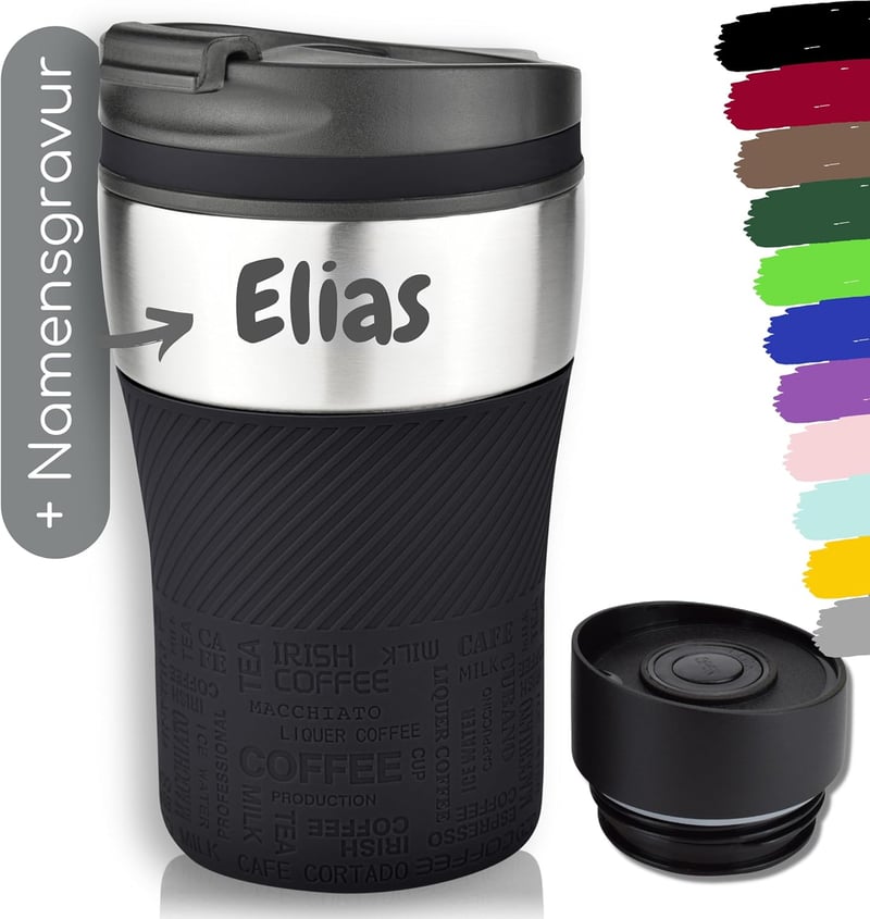Personalisierter Milu® Thermobecher 210ml - Ostergeschenk für Paare