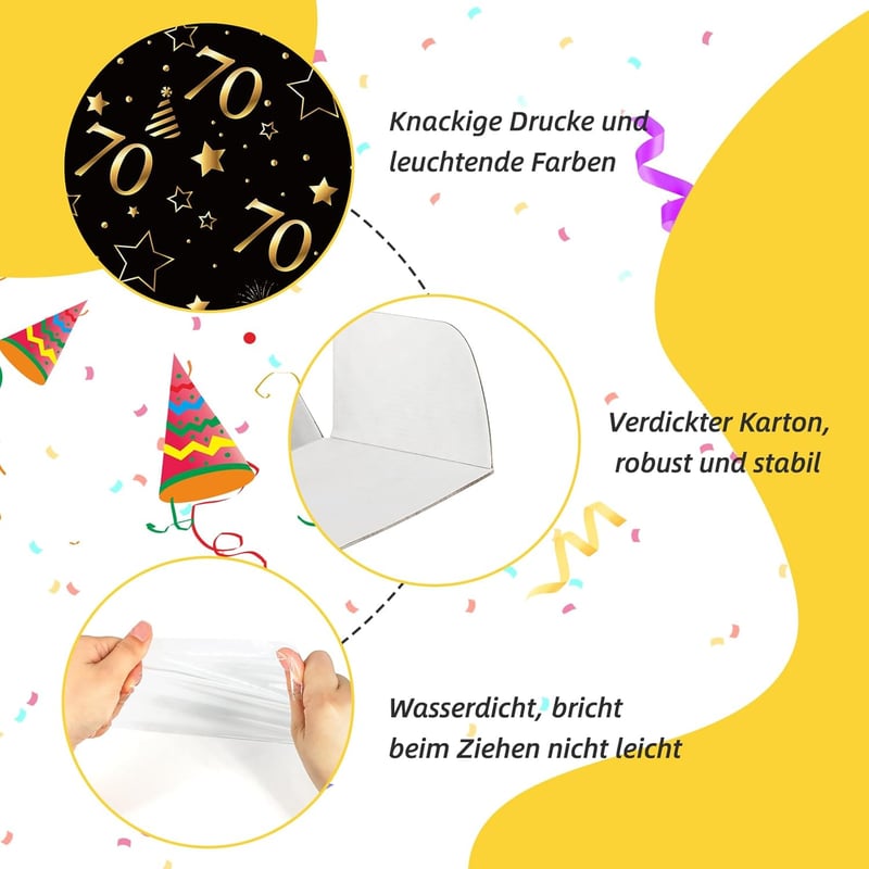 Lustige DIY-Geldgeschenke zur Überraschung zum 70. Geburtstag