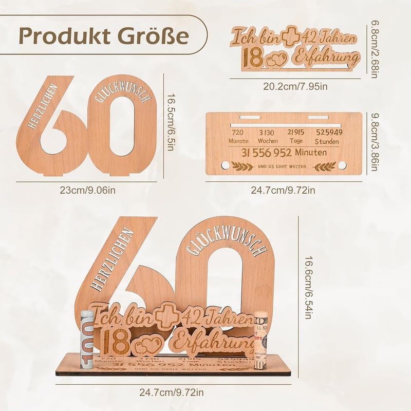 Lustiges 70. Geburtstagsgeschenk für Frauen und Männer mit Gästebuch
