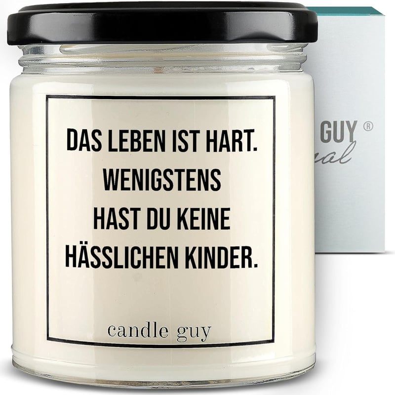 Handgefertigte Sojawachs-Duftkerze im Glas mit Spruch - Geschenkn für Frauen, Freundin, Geburtstag