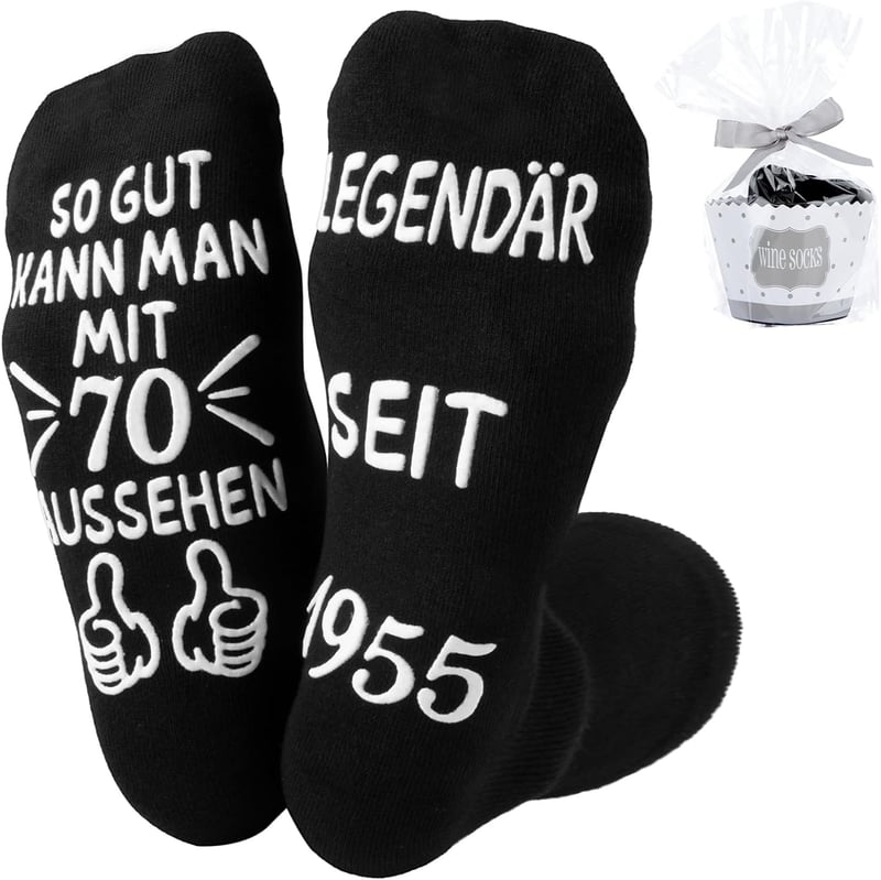 Lustige Geburtstags-Socken für Männer mit Spruch – Geschenkidee 18+
