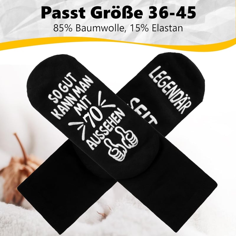 Lustige Geburtstags-Socken für Männer mit Spruch – Geschenkidee 18+