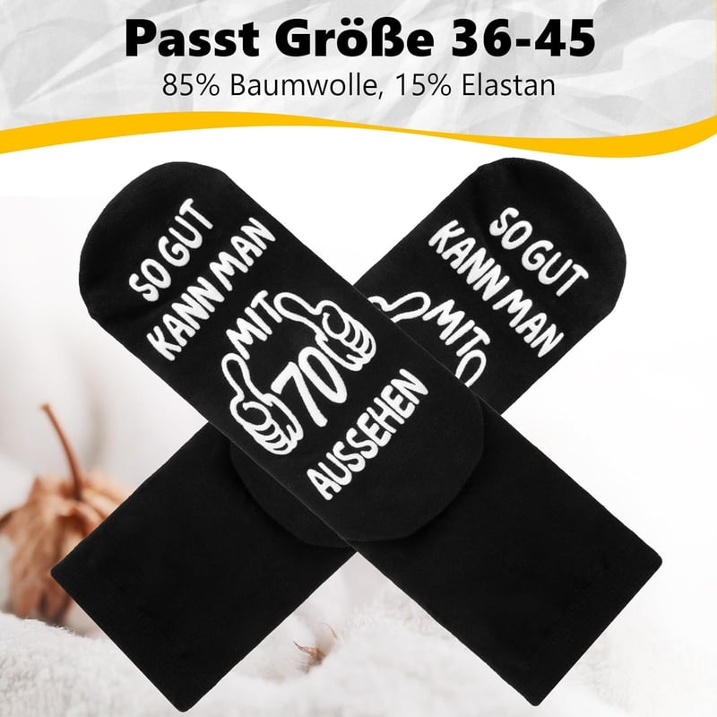 Lustige Geburtstags-Socken für Männer – Geschenkidee 18+