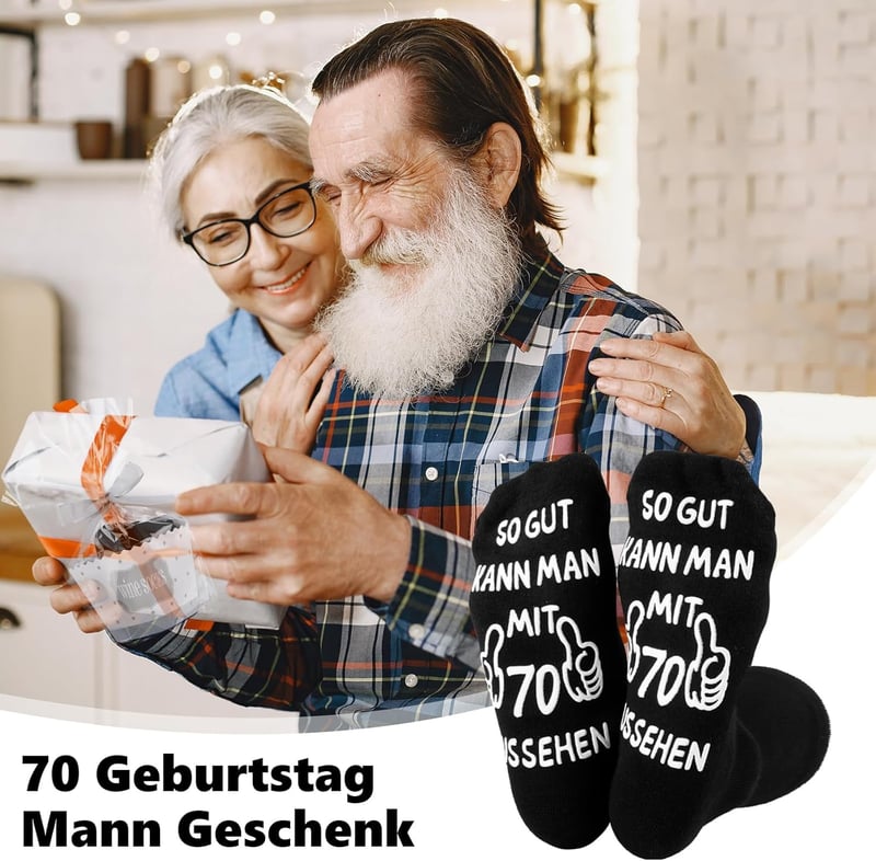 Lustige Geburtstags-Socken für Männer – Geschenkidee 18+